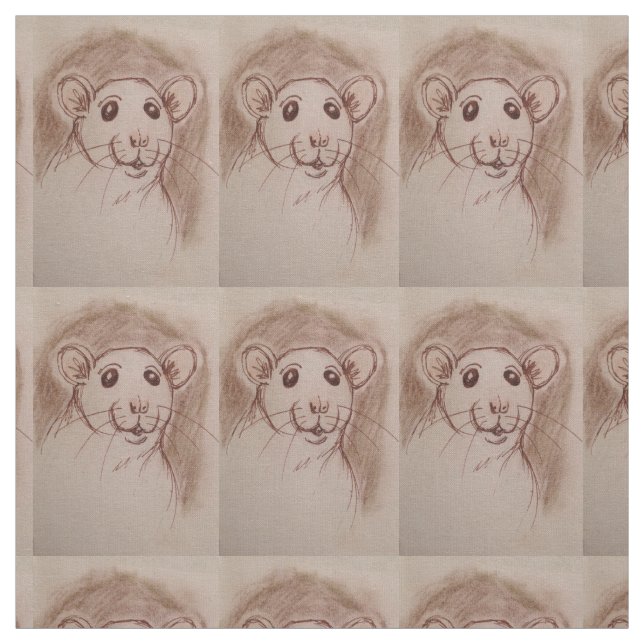 Tyg för Råtta-tasticråttatecknad (Provkarta)