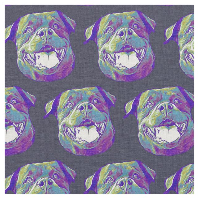 Tyg för Rottweiler hundanpassningsbar (Närbild)