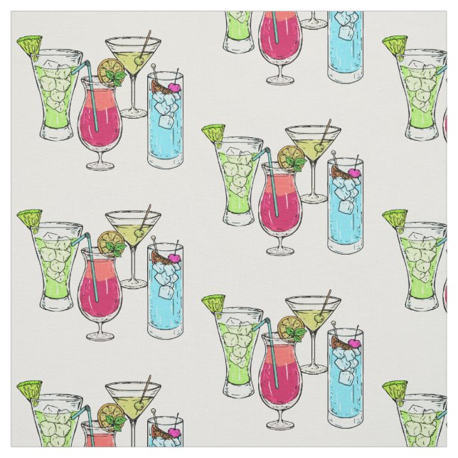 Tyg för sommarcoctailanpassningsbar (Provkarta)