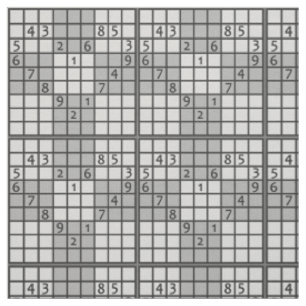 Tyg för SUDOKU-KÄRLEKanpassningsbar