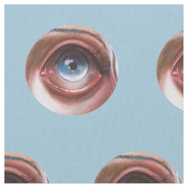 Tyg för Surrealism för testögonglobpop stort synat (Närbild)