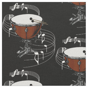 Tyg för Timpani (kettlen trummar) - mörk