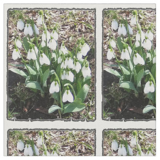 Tyg för vårSnowdrops blommigt