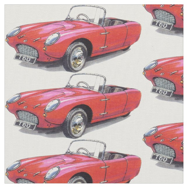 tyg för vintageBerkeley T60 bil (Närbild)