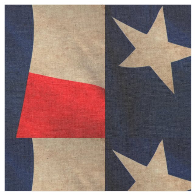 Tyg för vintageTexas flagga (Närbild)
