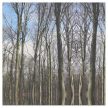 Tyg för vinterskogfoto