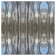 Tyg för vinterskogfoto