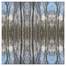 Tyg för vinterskogfoto