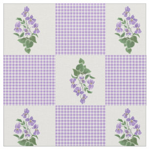 Tyg för Violets för nätt Mauve FauxPatchwork s