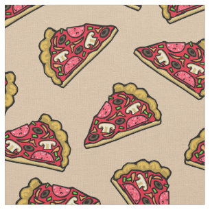 Tyg med pizzaskivsmönster såld per yard