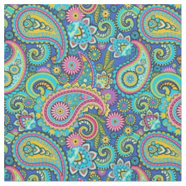 Tyg - Pasley grön och blå