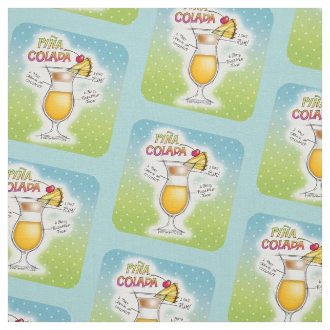 TYG - PINA COLADA RECEPT KOCKTAIL KONST (Provkarta)