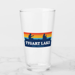 Tygart Sjö Väster Virginia Canoe Glaskopp