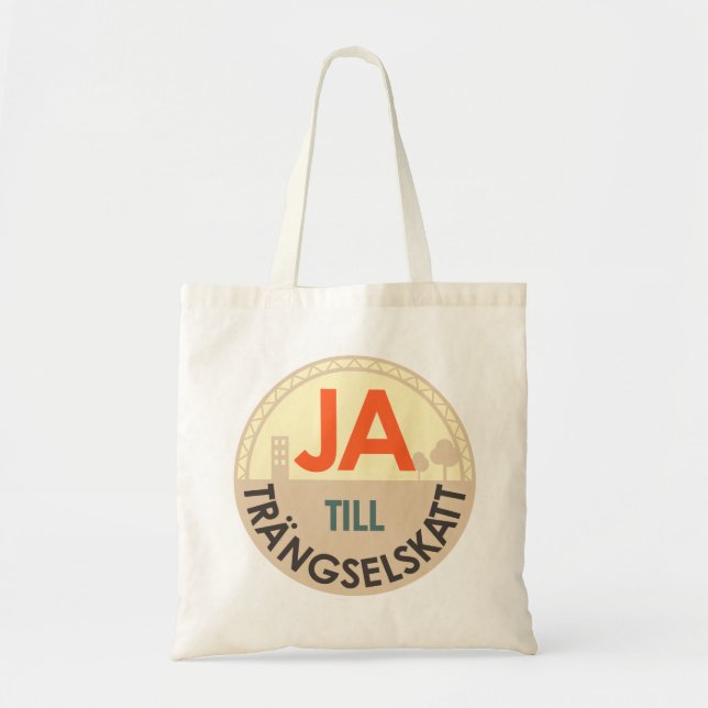 Tygkasse - Ja till trängselskatt (Framsidan)