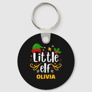 Tygraphy Liten Tomte Rolig Familj Matchande  Nyckelring