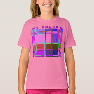 Tygtrasafärger kvadrerar t-shirt