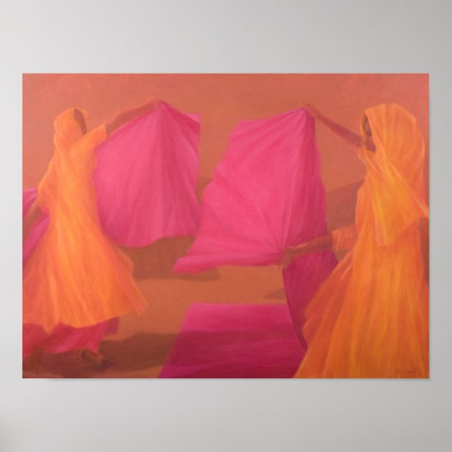 Tying Saris Poster (Framsidan)