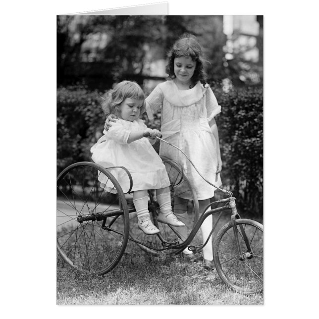 Tyke on Trike, 1920-talet Hälsningskort (Framsidan)