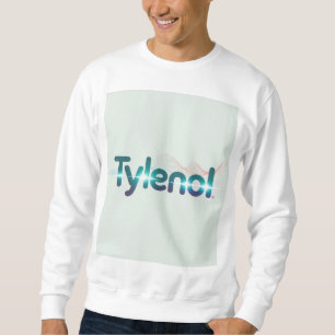 Tylenol Logotyp Design Futuristiska WordmarkUnik B Lång Ärmad Tröja