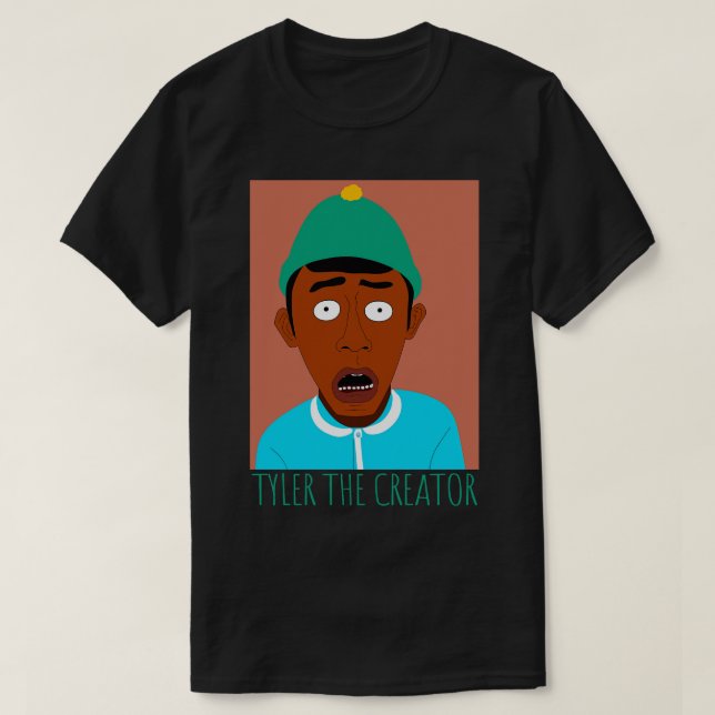 Tyler Creator Original Fläkt Art 2 T Shirt (Design framsida)