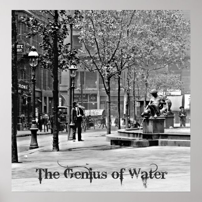 Tyler Davidson Fontän Poster (Framsidan)