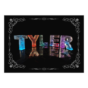 Tyler - den kända Tyleren i 3D tänder Fototryck