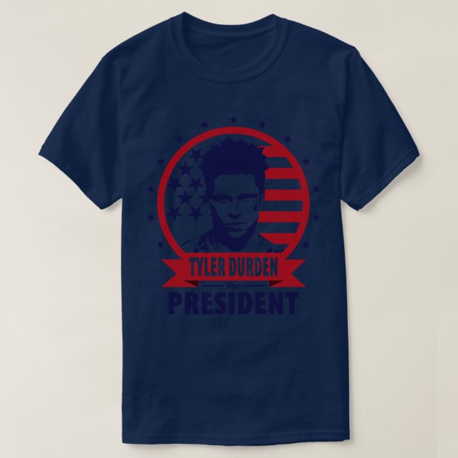Tyler Durden for President T Shirt (Design framsida)