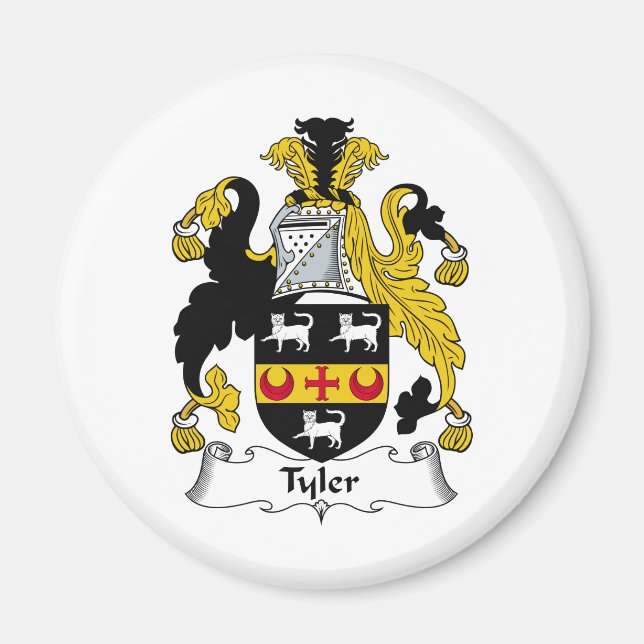 Tyler Family Crest Magnet (Framsidan)