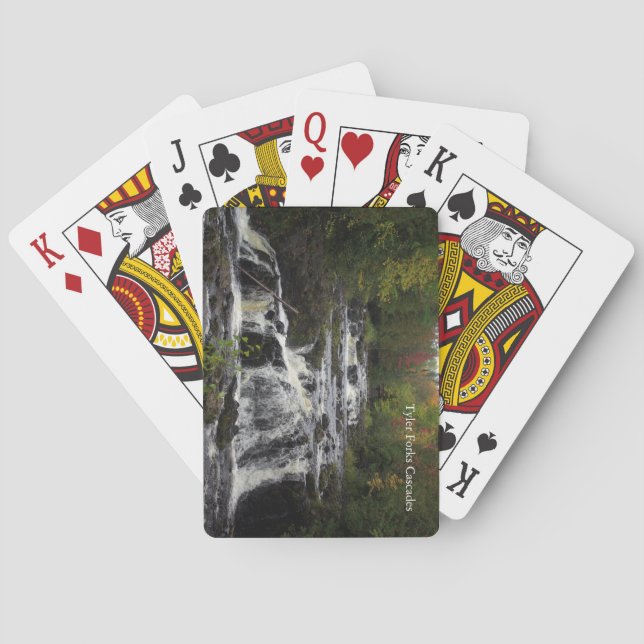 Tyler Forks Cascades spelar kort Casinokort (Baksidan)