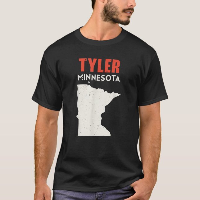 Tyler Minnesota USA State America Travel Minnesota T Shirt (Framsida)