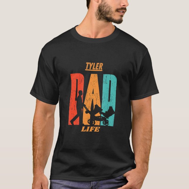 Tyler Native Funny Statlig flagga Pappa Parent Bab T Shirt (Framsida)