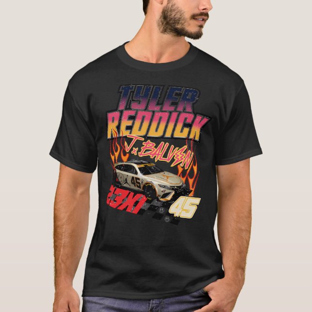 Tyler Reddick J Balvin 23Xi T Shirt (Framsida)
