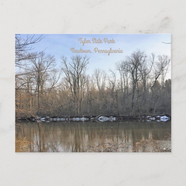 Tyler State Park Vykort (Framsida)