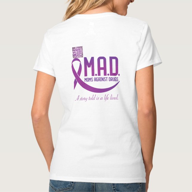 Tyler Tee. Anpassa överdoseringsservice T Shirt (Baksida)