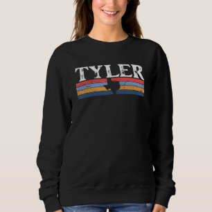 Tyler Texas TX retro vintage ränder stat 70-tal T Shirt