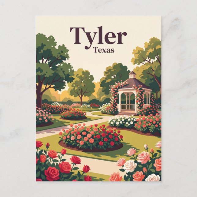 Tyler, Texas Vykort (Framsida)