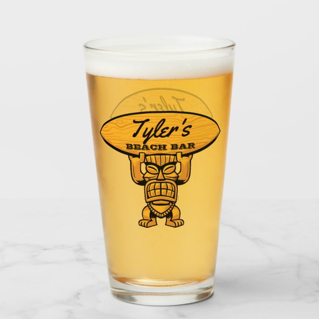 Tyler's Beach Pub Glass Glaskopp (Framsida fylld)