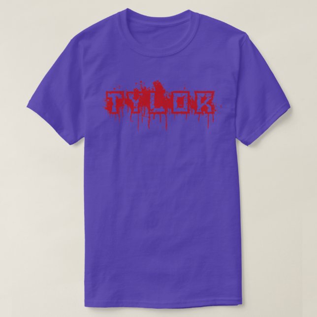 Tylor - First Namn Halloween Costume Personlig  T Shirt (Design framsida)