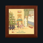 TYMAN DEUTSCH CHRISTMAS   MINNESASK<br><div class="desc">TYSKA DEUTSCH CHRISTMAS: TVÅ BARN SOM SLEVER ÄNGLAR JULGRAN MED CANDLES</div>