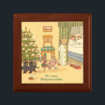 TYMAN DEUTSCH CHRISTMAS   MINNESASK<br><div class="desc">TYSKA DEUTSCH CHRISTMAS: TVÅ BARN SOM SLEVER ÄNGLAR JULGRAN MED CANDLES</div>