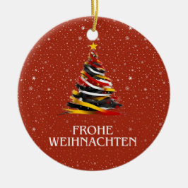 TYMAN FLAGGA INSPIRED JULGRANSPRYDNAD KERAMIK