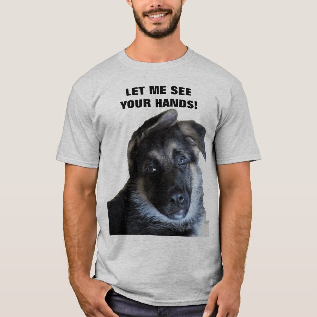 TYMAN SHEPHERD PUPPY T-Shirt (Framsida)