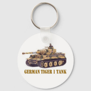TYMAN TIGER 1 TANK NYCKELRING
