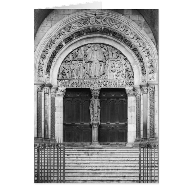 Tympanum med senaste dom hälsningskort (Framsidan)