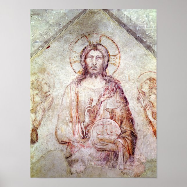 Tympanum som skildrar Savior Bluting, 1341 Poster (Framsidan)