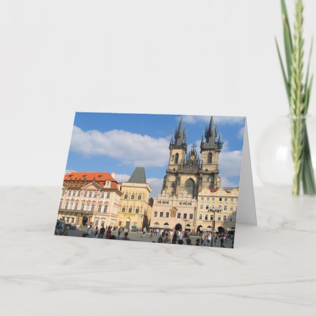 Tyn kyrkliga Prague Kort (Framsida)