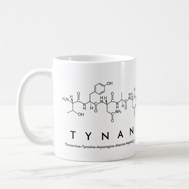 Tynan peptide namn mugg (Vänster)