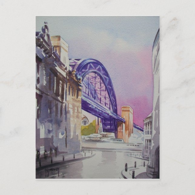 Tyne Bridge från Dean Street Post Card Vykort (Framsida)