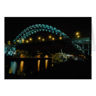 Tyne Bridge, Newcastle, England Hälsningskort
