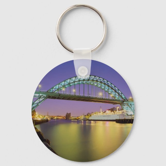 Tyne Bridge, Newcastle-upon-Tyne, England Nyckelring (Framsida)